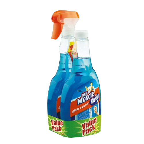 Mr Muscle Kk Glass Cleaner S.Act Value Pack 500Ml